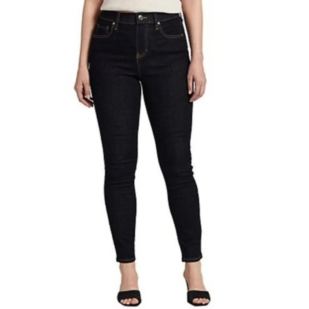 Jag Valentina Pull-On Skinny Jeans Forever Black Sz 14 Recycled MSRP $89 W-665